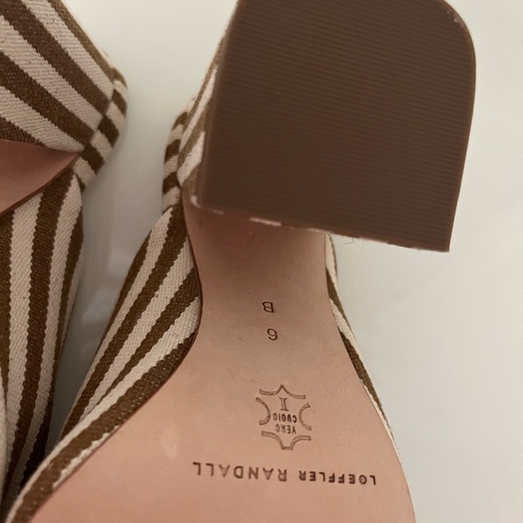 LOEFFLER RANDALL Women's Laurel (Artisan Wovenstripe) Heeled Sandal - Picture 3 of 5